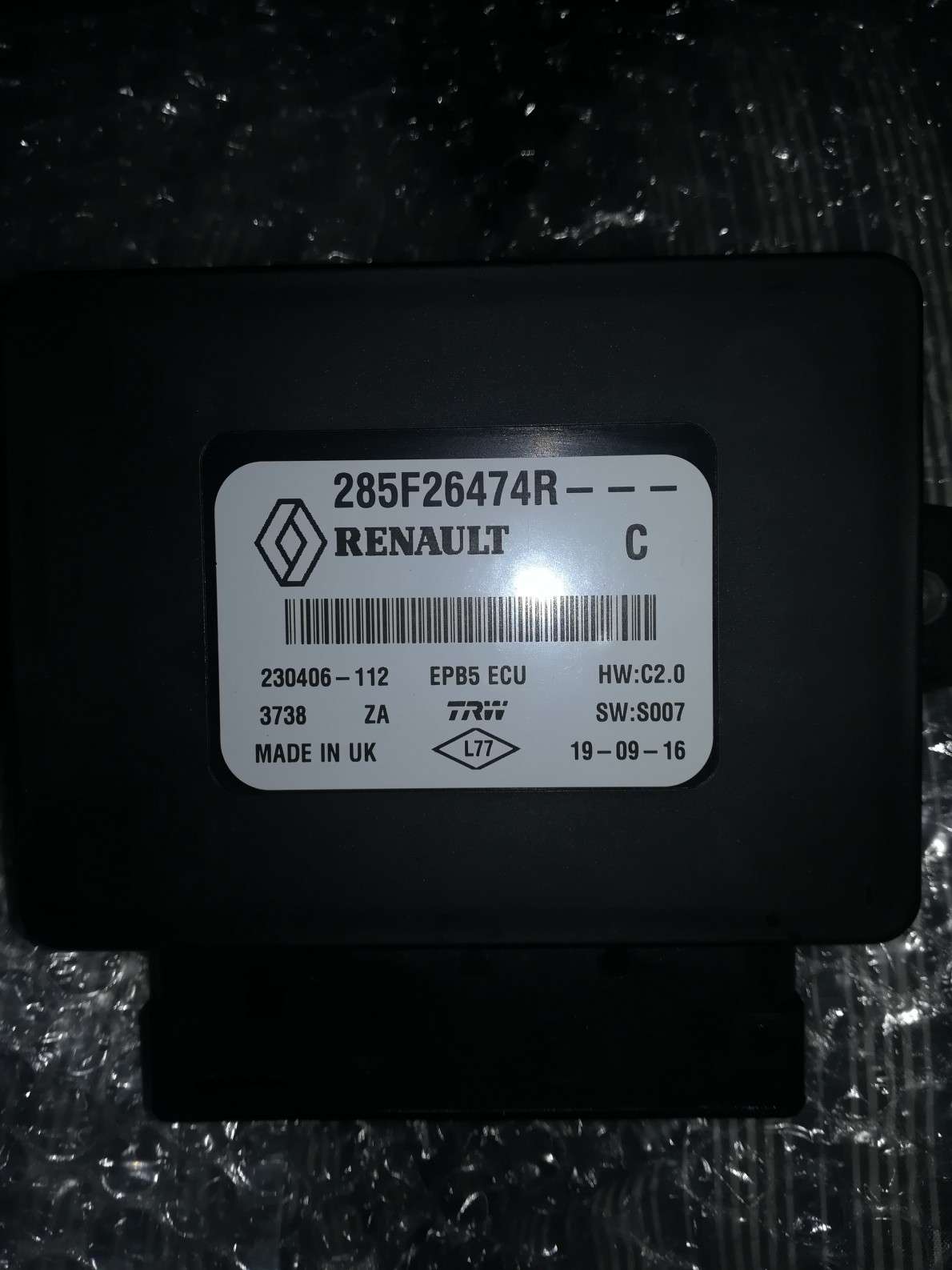 Calculateur frein de stationnement Renault megane 4 kadjar