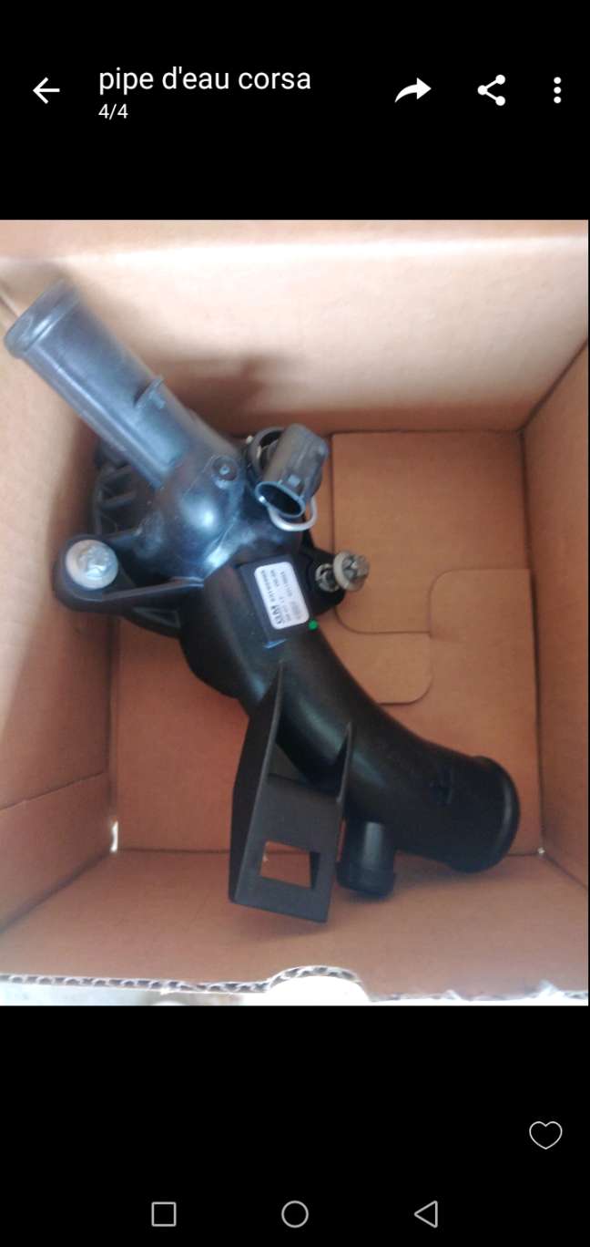 pipe d'eau opel corsa 1.2