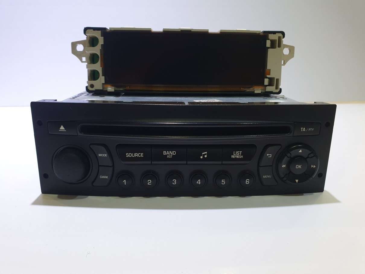 Radio auto avec afficheur original Peugeot Citroën